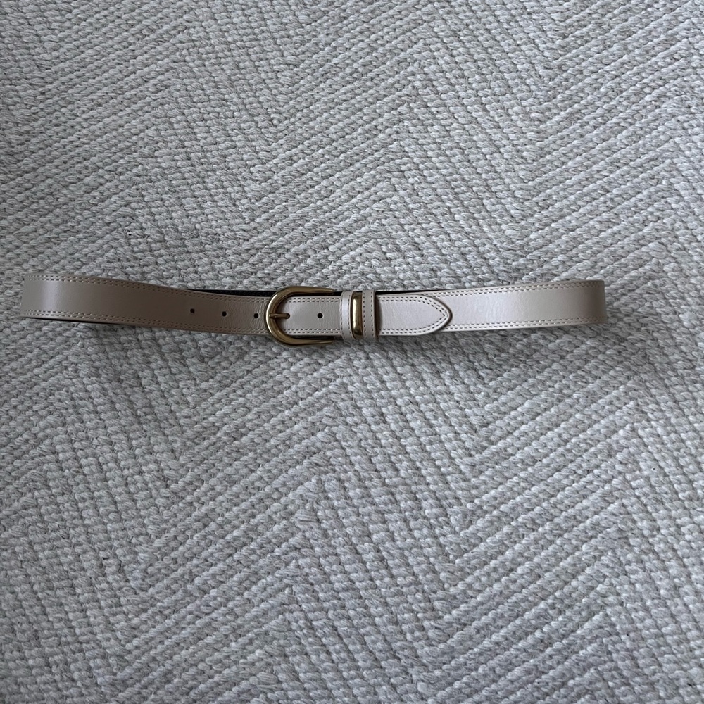 Sezane Taylor belt - size 95 - Smooth Sand